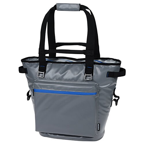 Additional Image 4 - a grey cooler bag with black handles