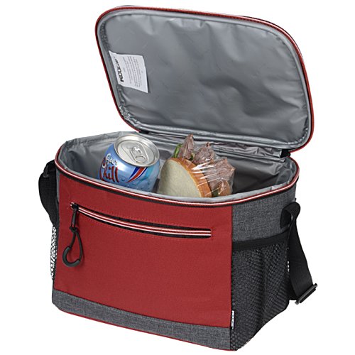 Additional Image 3 - a red and black cooler bag