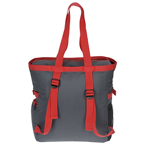 Additional Image 1 - a grey and red bag