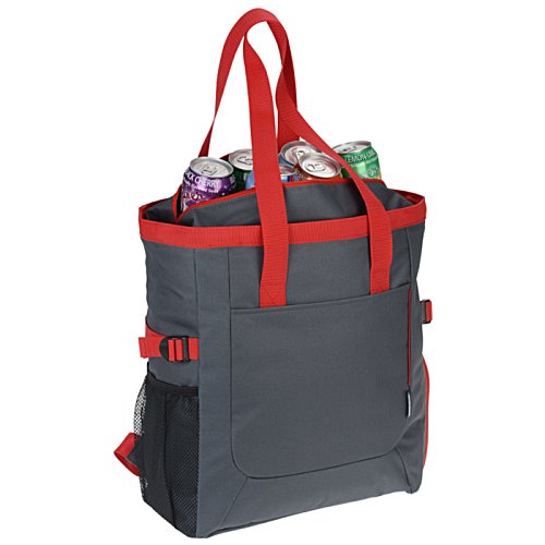Additional Image 2 - a grey and red bag