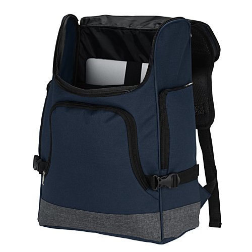Additional Image 1 - a blue and grey backpack