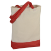 View Image 3 of 4 of Color Trim Cotton Sheeting Tote