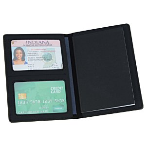 Additional Image 2 - a black wallet with two cards