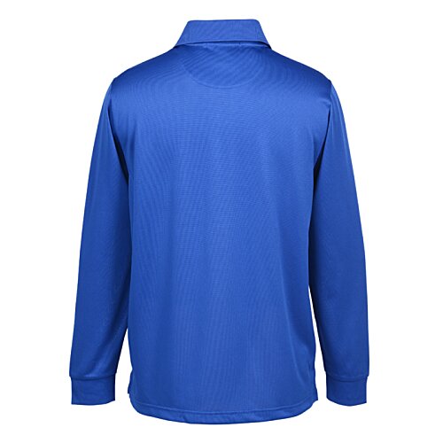 Additional Image 1 - a blue long sleeved shirt