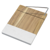 View Image 2 of 2 of Marble and Acacia Wood Cheese Cutting Board - 24 hr