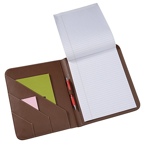 Additional Image 3 - a brown and green card holder