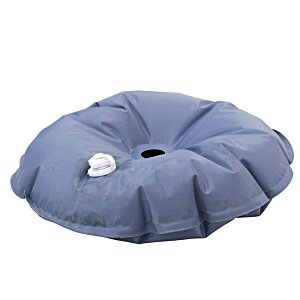 Additional Image 1 - a round blue pillow with a hole in it