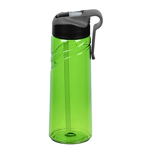 Additional Image 1 - a green water bottle with a black lid