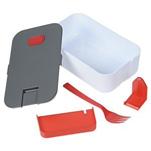 Additional Image 2 - a broken plastic container with a red lid