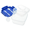 View Image 3 of 3 of Lunch Container with Cutlery and Dressing Container