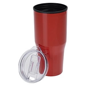 Additional Image 1 - a red and black tumbler