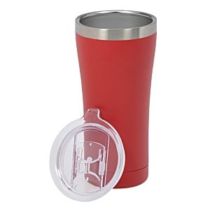 Additional Image 1 - a red and silver tumbler