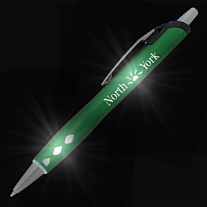 Additional Image 1 - a green pen with a black background
