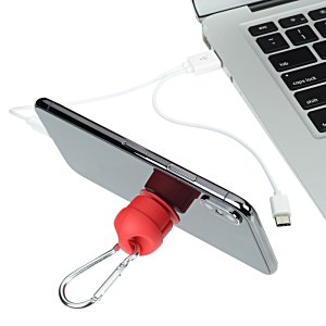 Additional Image 2 - a laptop with a red plug in it