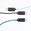 View Image 7 of 7 of Braided 10' Duo Charging Cable - 24 hr