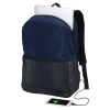 View Image 2 of 3 of Tranzip Perforated Accent Laptop Backpack - 24 hr
