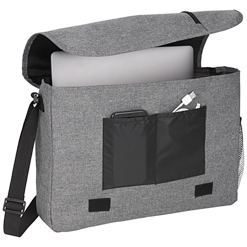 Additional Image 3 - a grey bag with a black strap