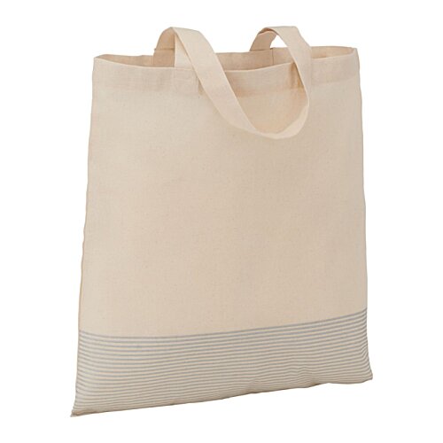 Additional Image 1 - a white bag with a gray stripe