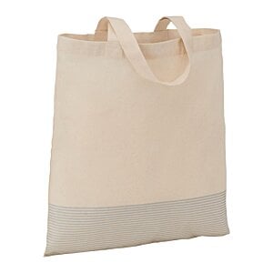 Additional Image 1 - a white bag with a gray stripe