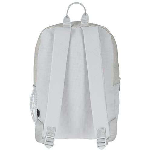 Additional Image 3 - a white backpack with a handle