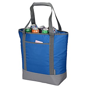 Additional Image 1 - a blue and grey bag with a handle
