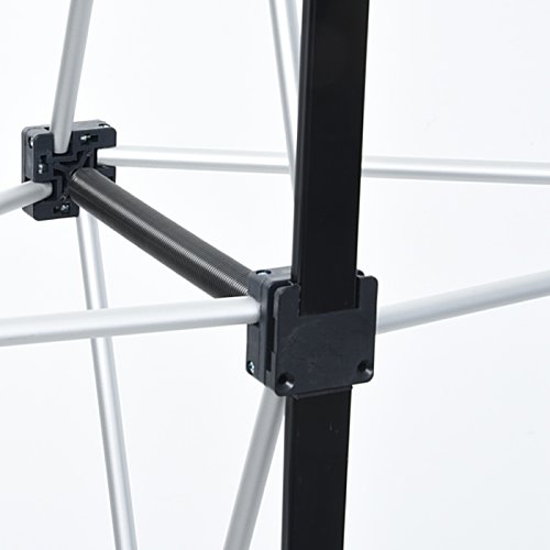 Additional Image 8 - a black metal structure with white lines