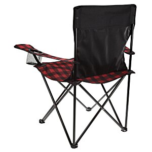 Additional Image 2 - a red and black folding chair