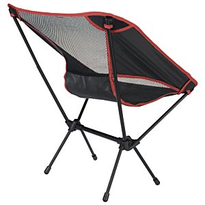 Additional Image 2 - a black and red folding chair