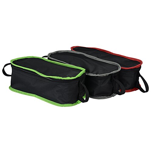 Additional Image 1 - a group of black and green bags