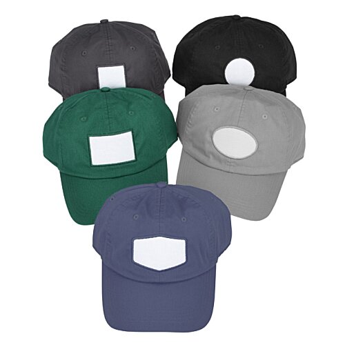 Additional Image 3 - a group of hats with a white label