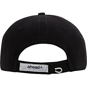 Additional Image 1 - a black hat with a white label