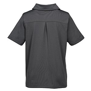 Additional Image 1 - a back view of a black shirt