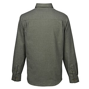Additional Image 1 - a back view of a grey jacket