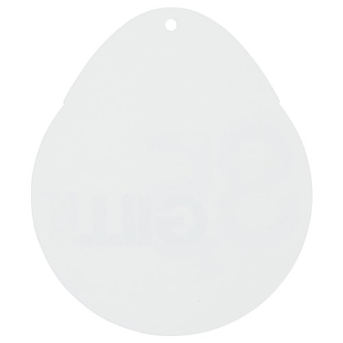 Additional Image 2 - a white circle with a hole in it