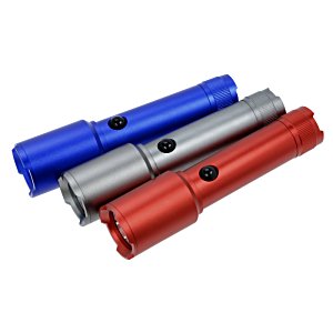 Additional Image 5 - a group of red blue and grey flashlights