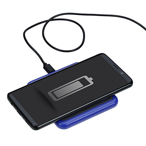 Additional Image 1 - a black and blue device with a cord