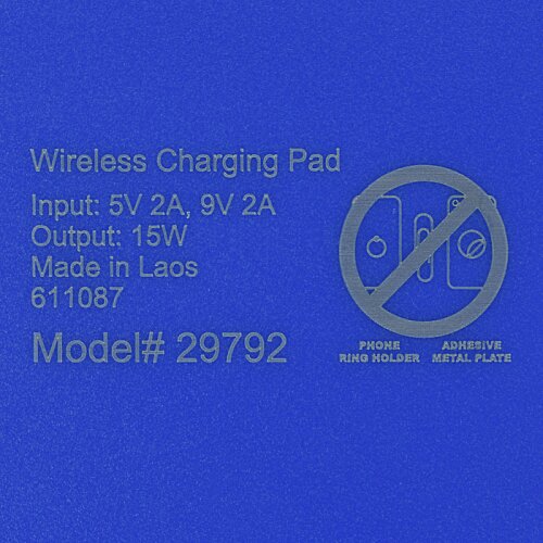 Additional Image 6 - a blue rectangle with a sign
