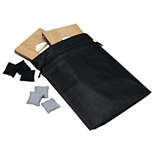 Additional Image 1 - a black bag with cards and pieces of paper