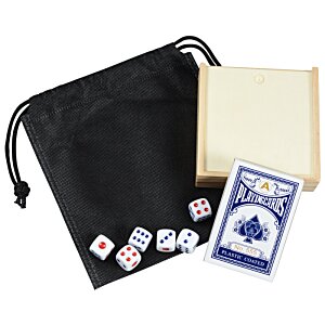 Additional Image 2 - a black bag with cards and a book