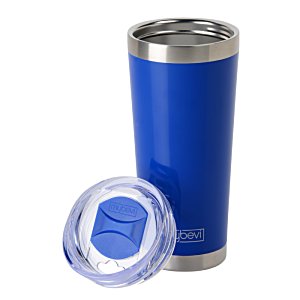 Additional Image 1 - a blue and silver tumbler
