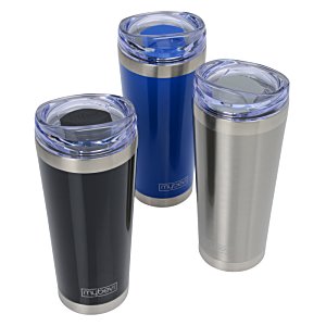 Additional Image 2 - a group of tumblers with blue lid