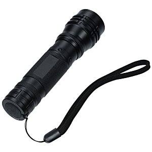 Additional Image 2 - a black flashlight with a strap