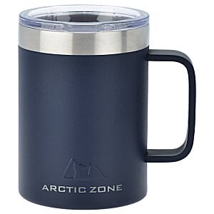 Additional Image 2 - a black and silver coffee mug