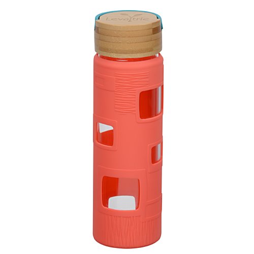 Additional Image 1 - a pink bottle with a brown cap