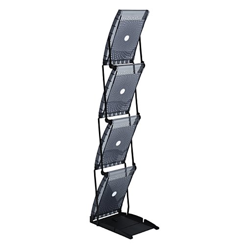 Additional Image 1 - a black stand with several shelves