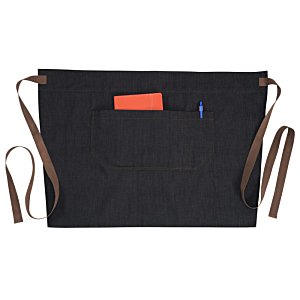 Additional Image 1 - a black bag with brown straps