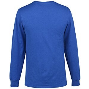 Additional Image 1 - a blue long sleeved shirt