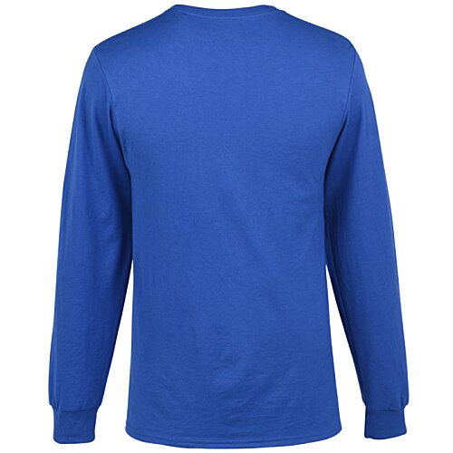 Additional Image 1 - a blue long sleeved shirt