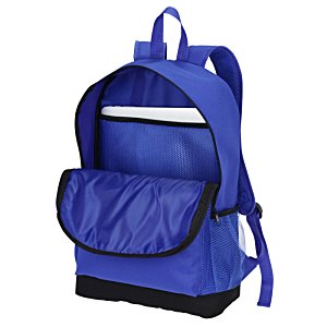 Additional Image 2 - a blue backpack with a pocket