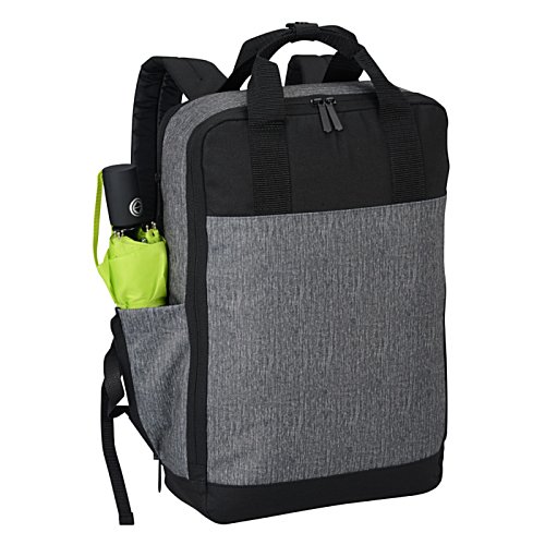 Additional Image 2 - a grey and black backpack